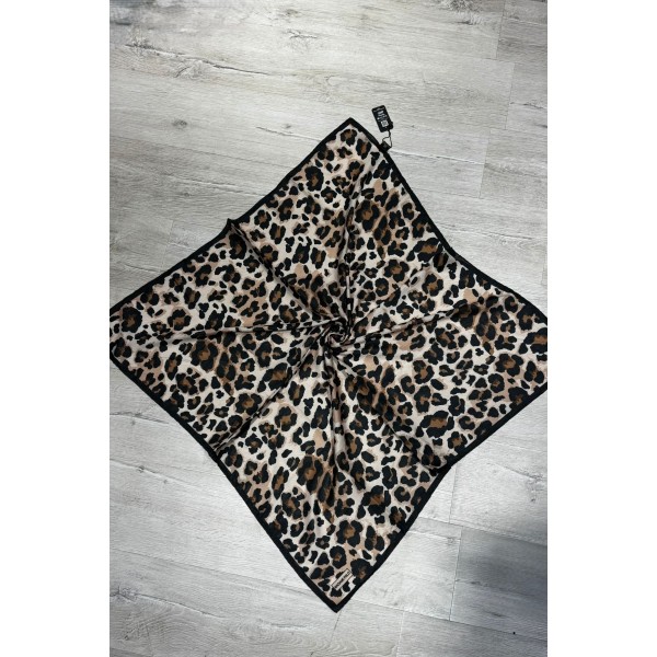 Dijital Soft Leopar Eşarp 01AK